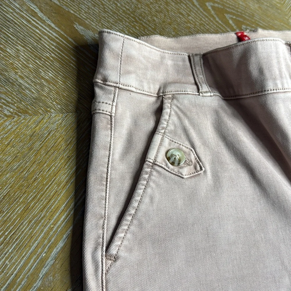 SPANX Maeve Stretch Twill Cropped Wide Wide-Leg Pant M - Picture 4 of 11